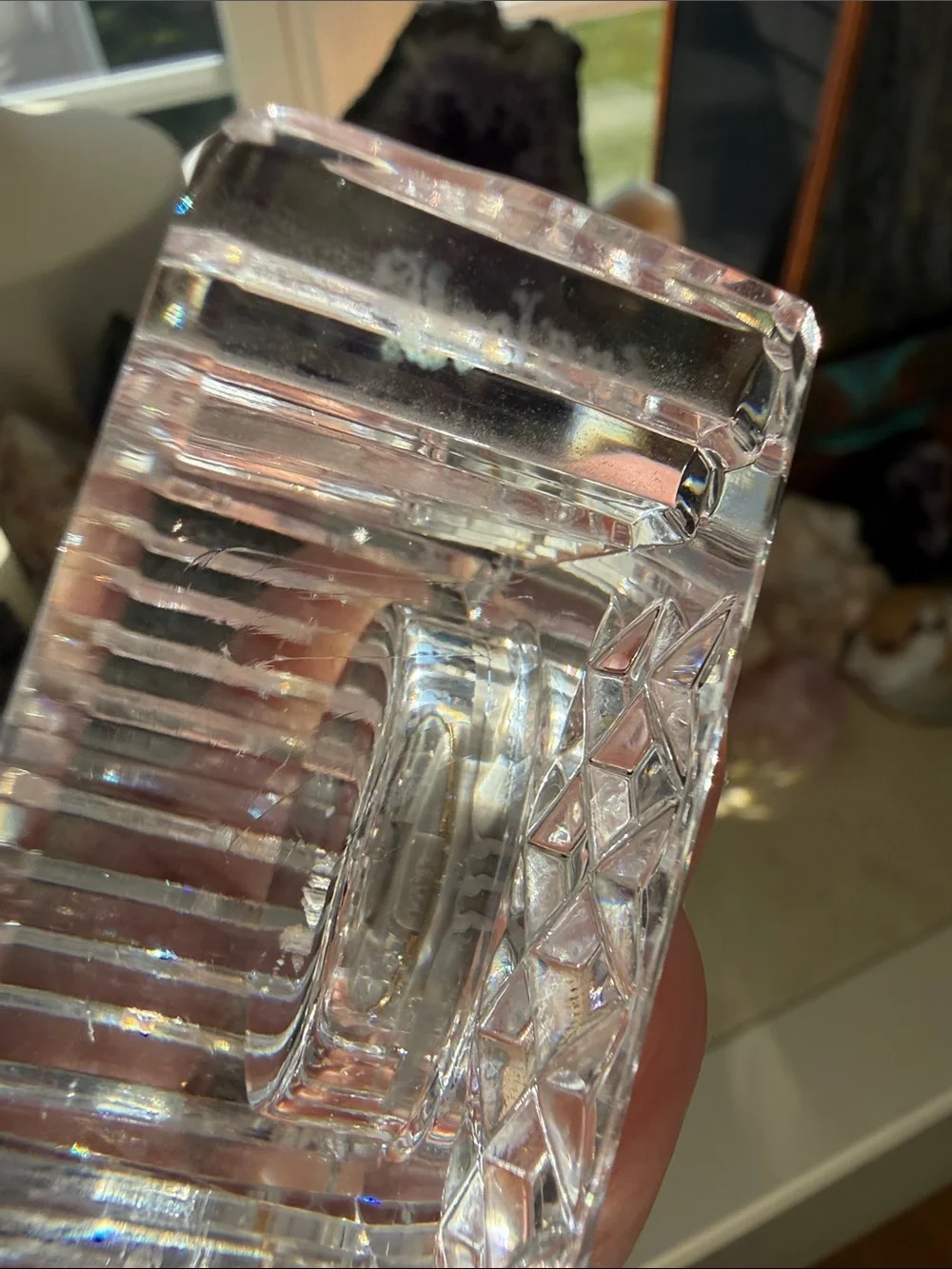 Waterford crystal mantel